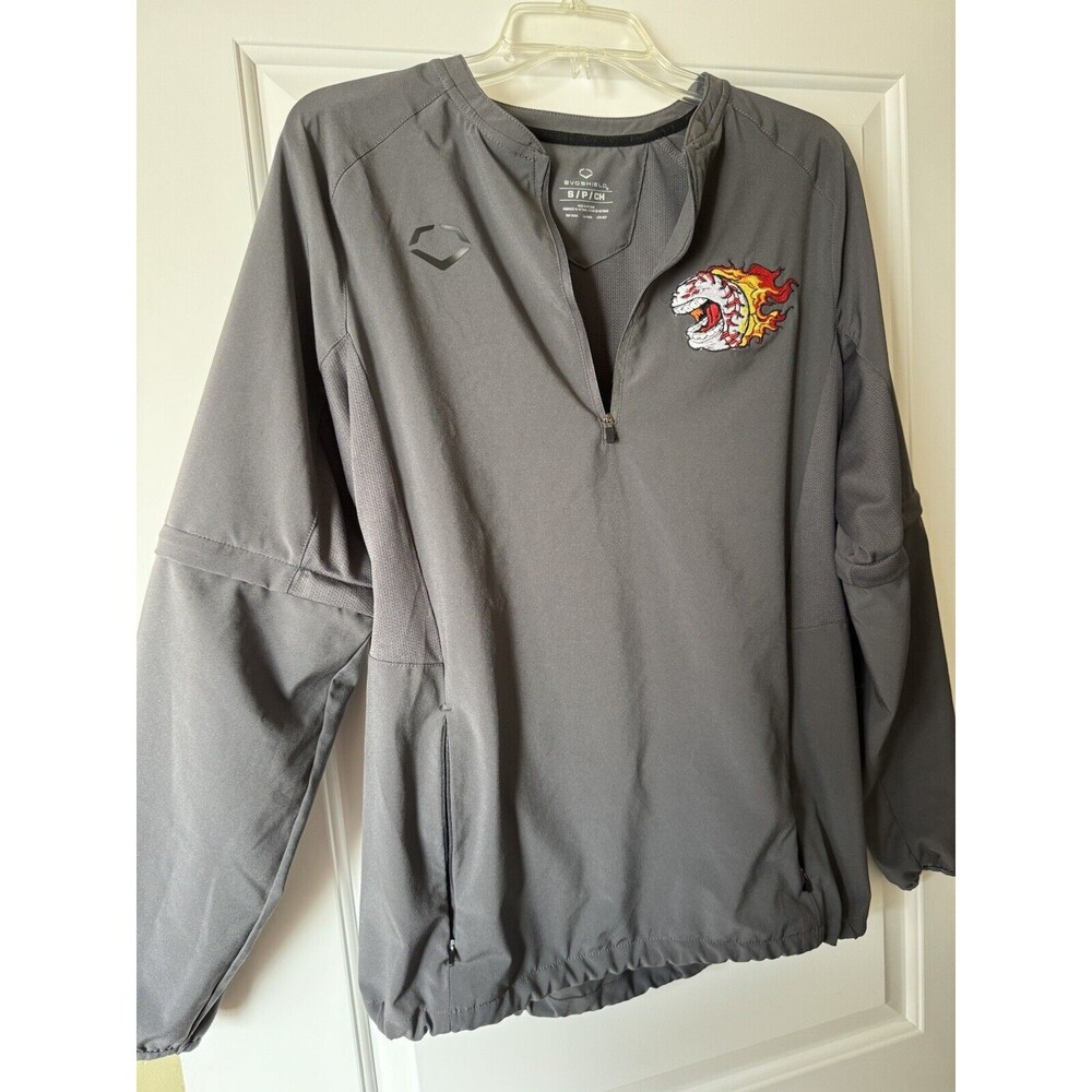 Evoshield Quarter Zip Pullover Batting Jacket Women’s Size Small Zip Off Sleeves